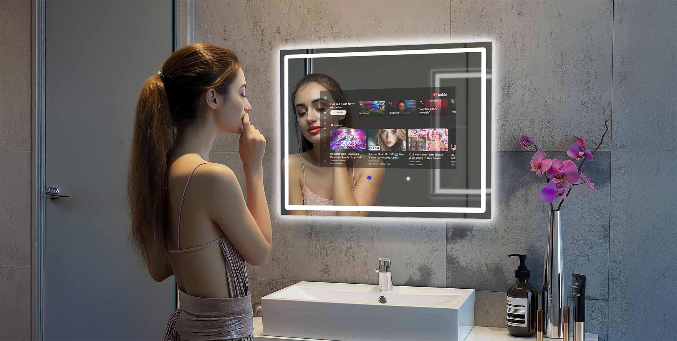 Smart Bathroom Mirror Smart Bathroom Mirror