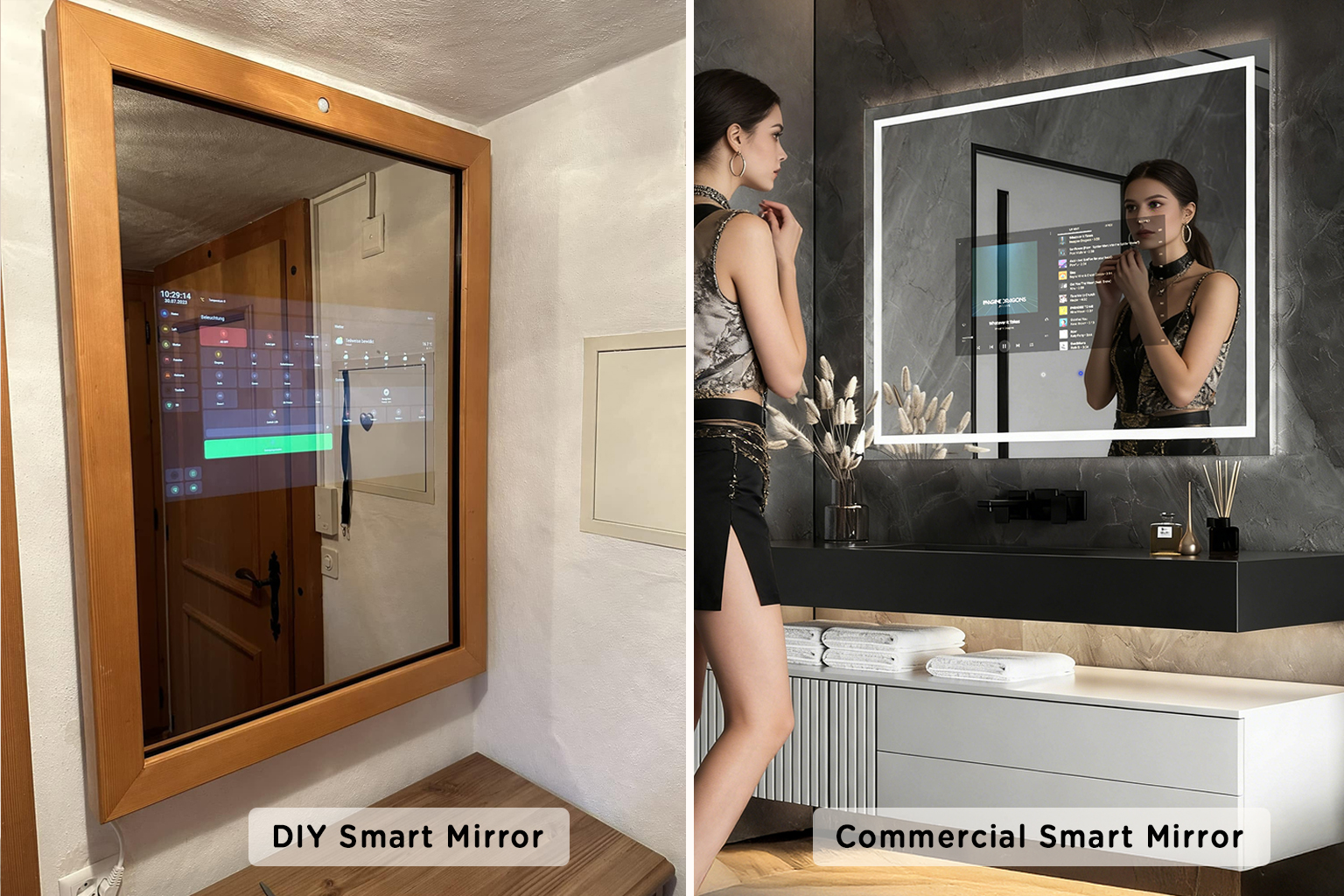 DIY smart mirror vs commercial smart Featured DIY smart mirror vs commercial smart Featured