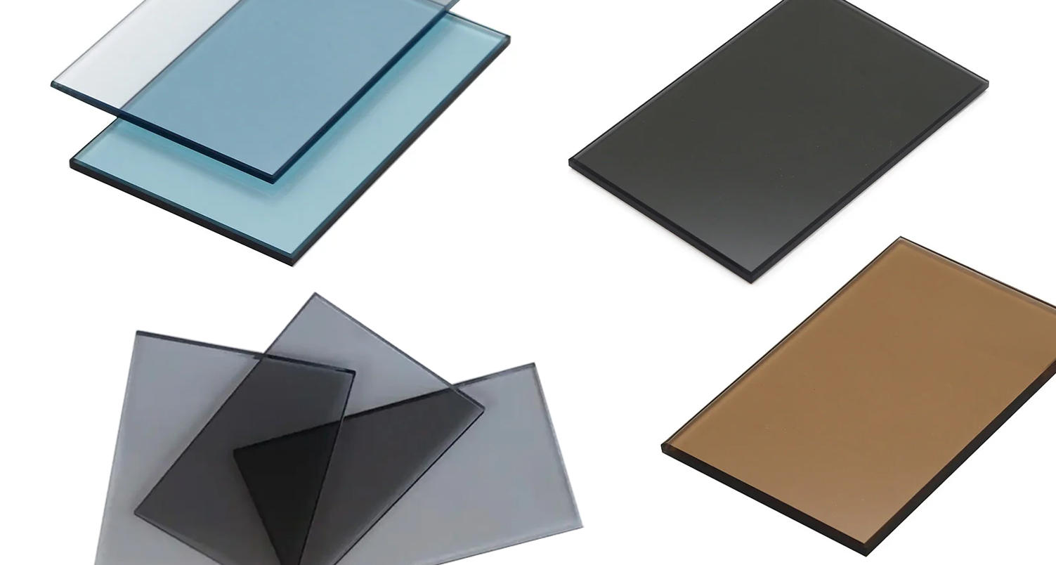 Tinted and Colored Mirror Glass