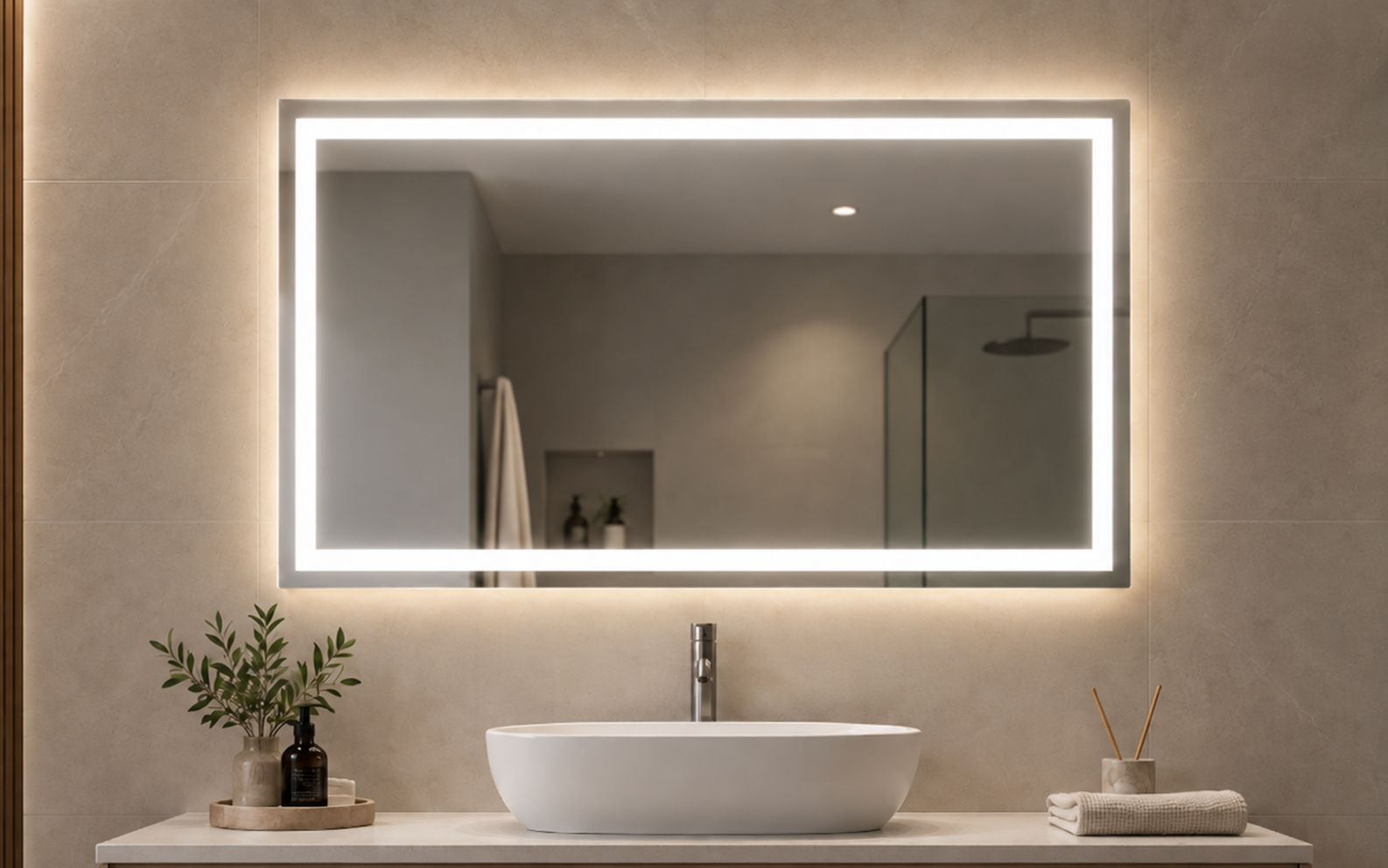FRONT & BACKLIT LED Mirror FRONT & BACKLIT LED Mirror