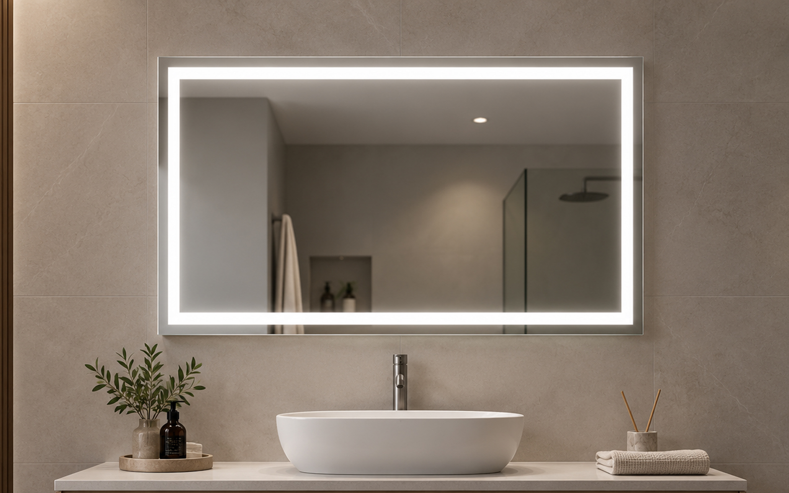 FRONT-LIT LED Mirror